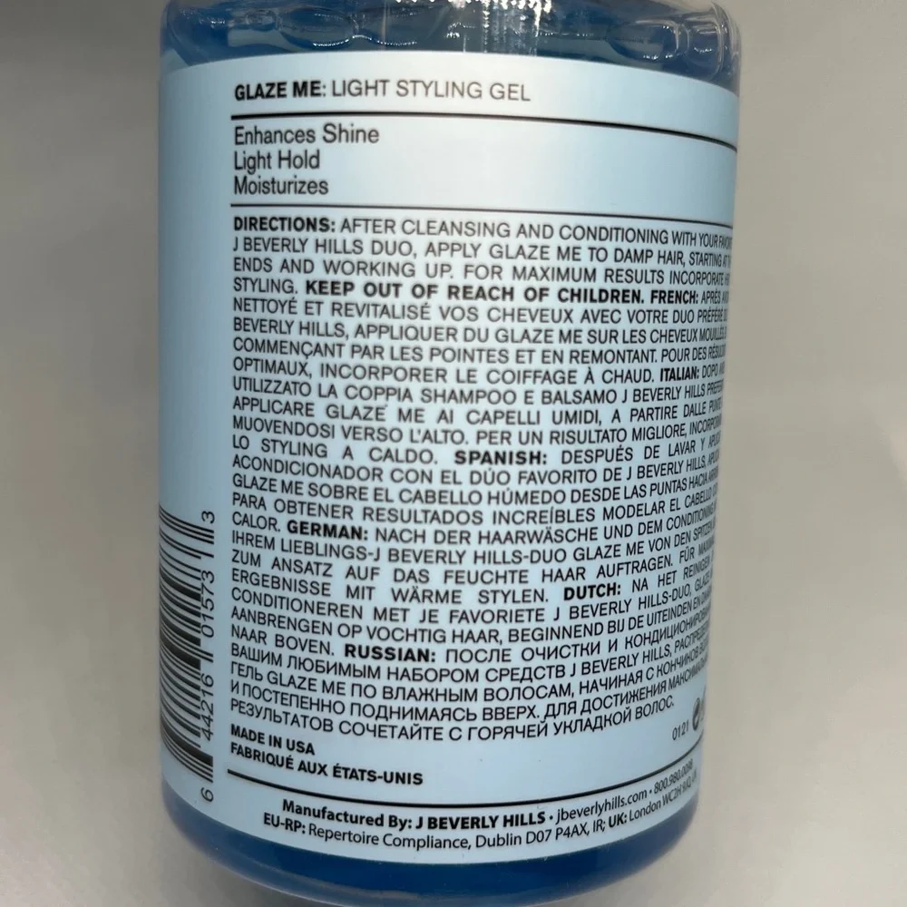 Glaze Light Styling Gel -‎ Blue